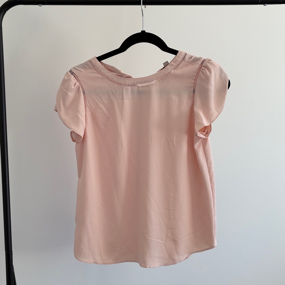 LOFT Soft Pink Blouse
